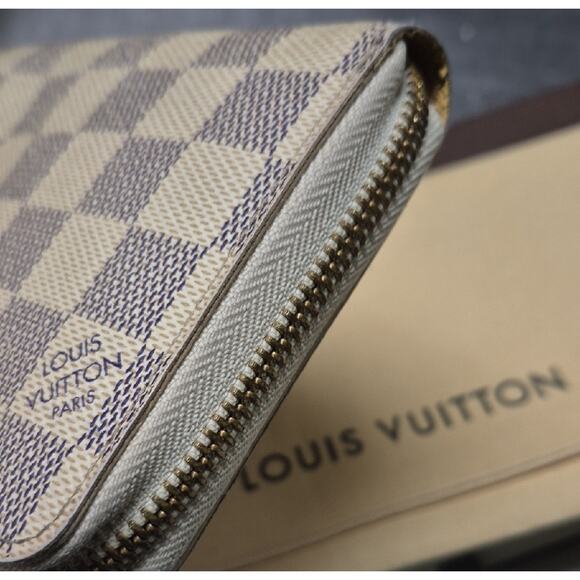 Louis Vuitton Limited Edition Damier Azure Illustre Hot Air Balloon Wallet EUC - Picture 8 of 11